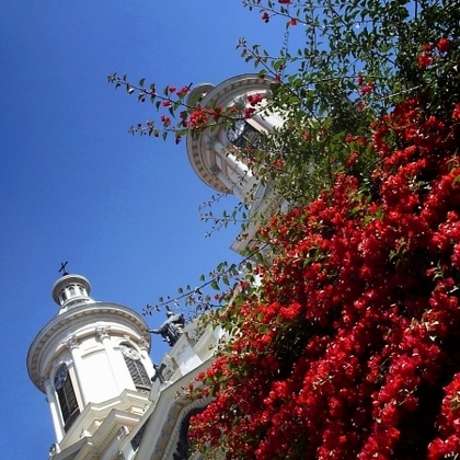 The church of San Ignacio, in Barrio Dieciocho